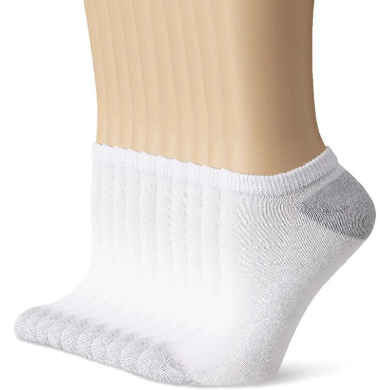 10 Pack No Show Moisture Wicking Socks -  All Day Comfort