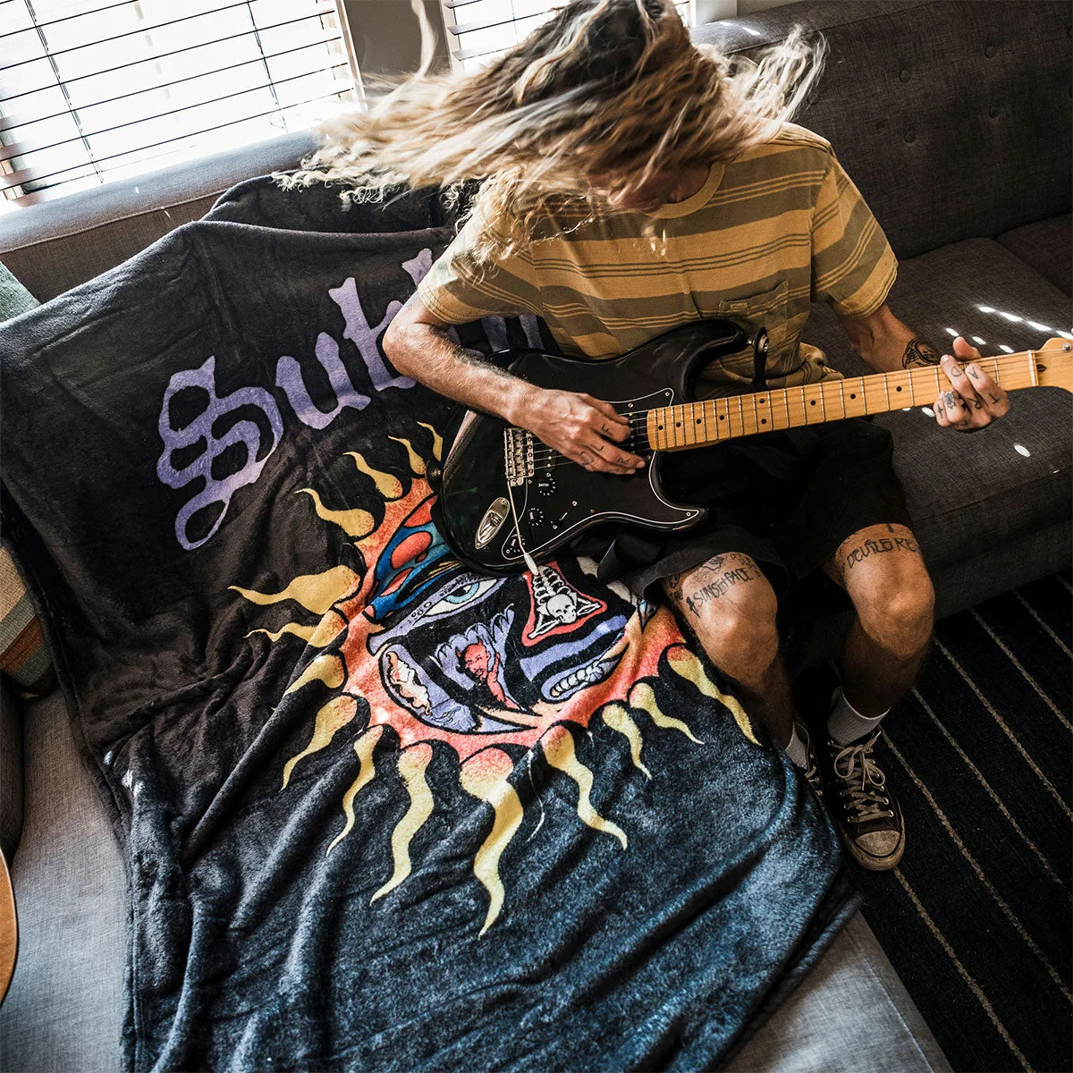 40 OZ Plush Fleece Blanket | Sublime x Slowtide