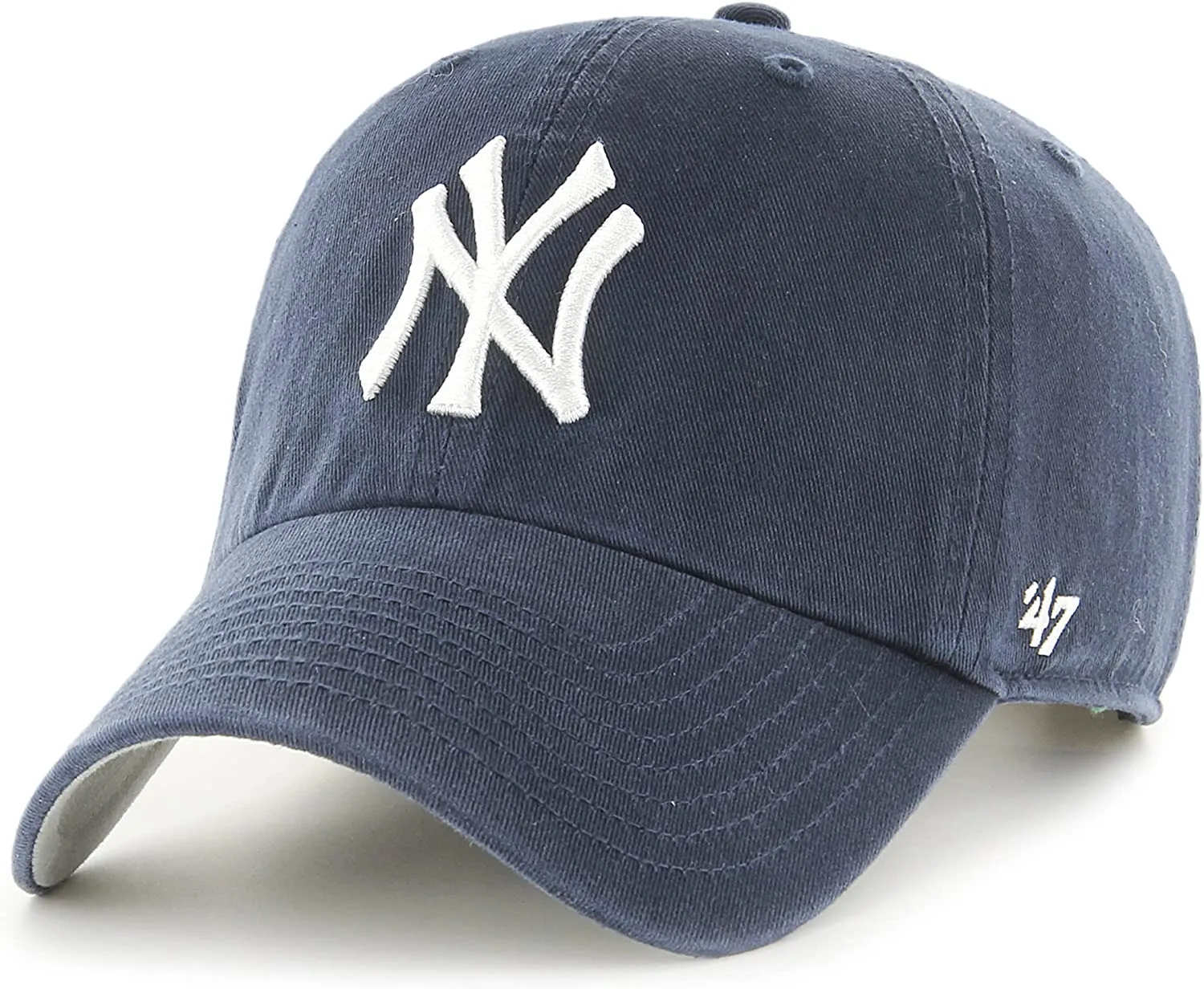 47 Brand New York Yankees 2000 Subway Series Side Patch Double Under Clean Up Adjustable Hat