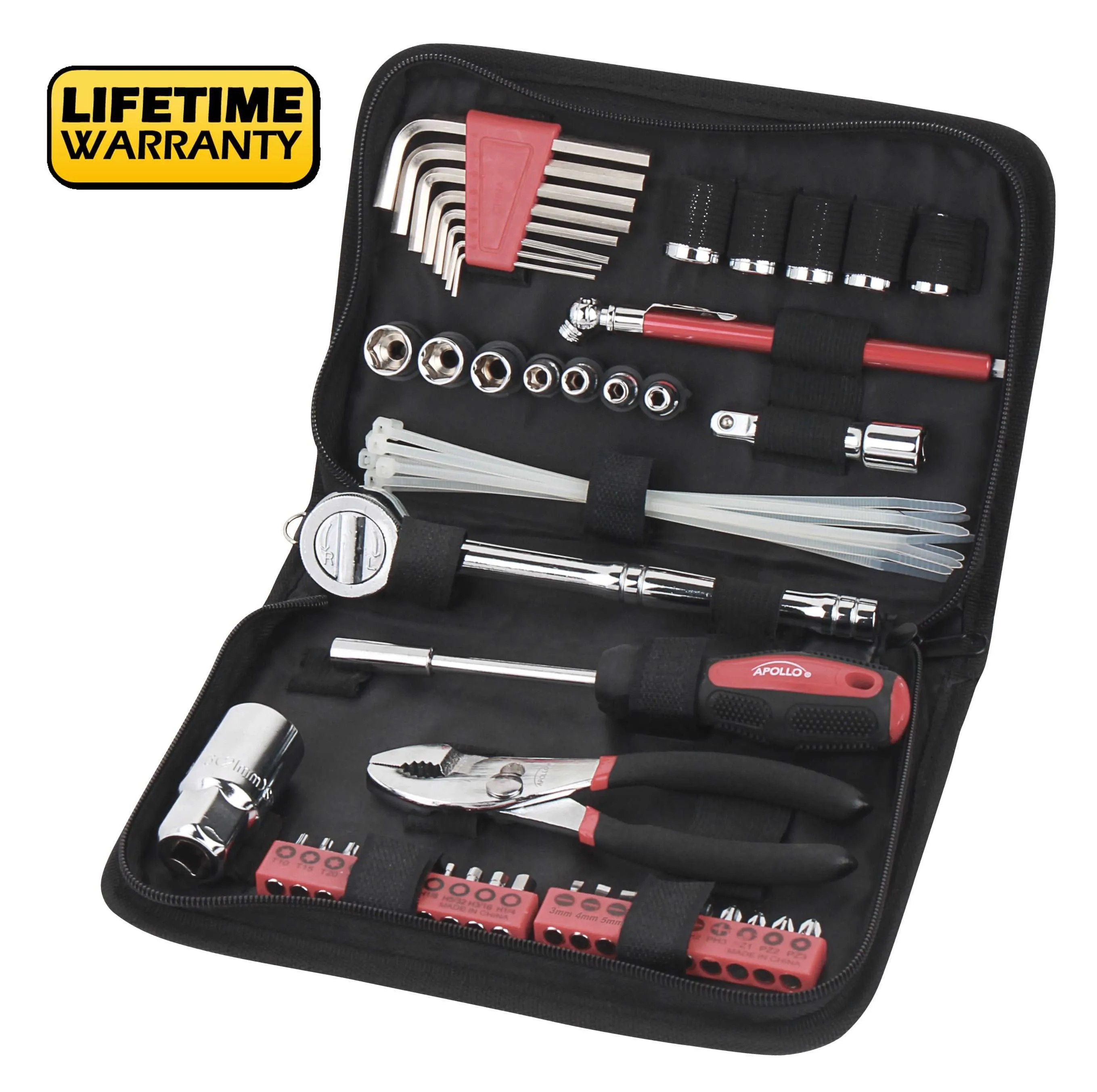 56 Piece Metric Auto Tool Set In Zipper Case - DT9775