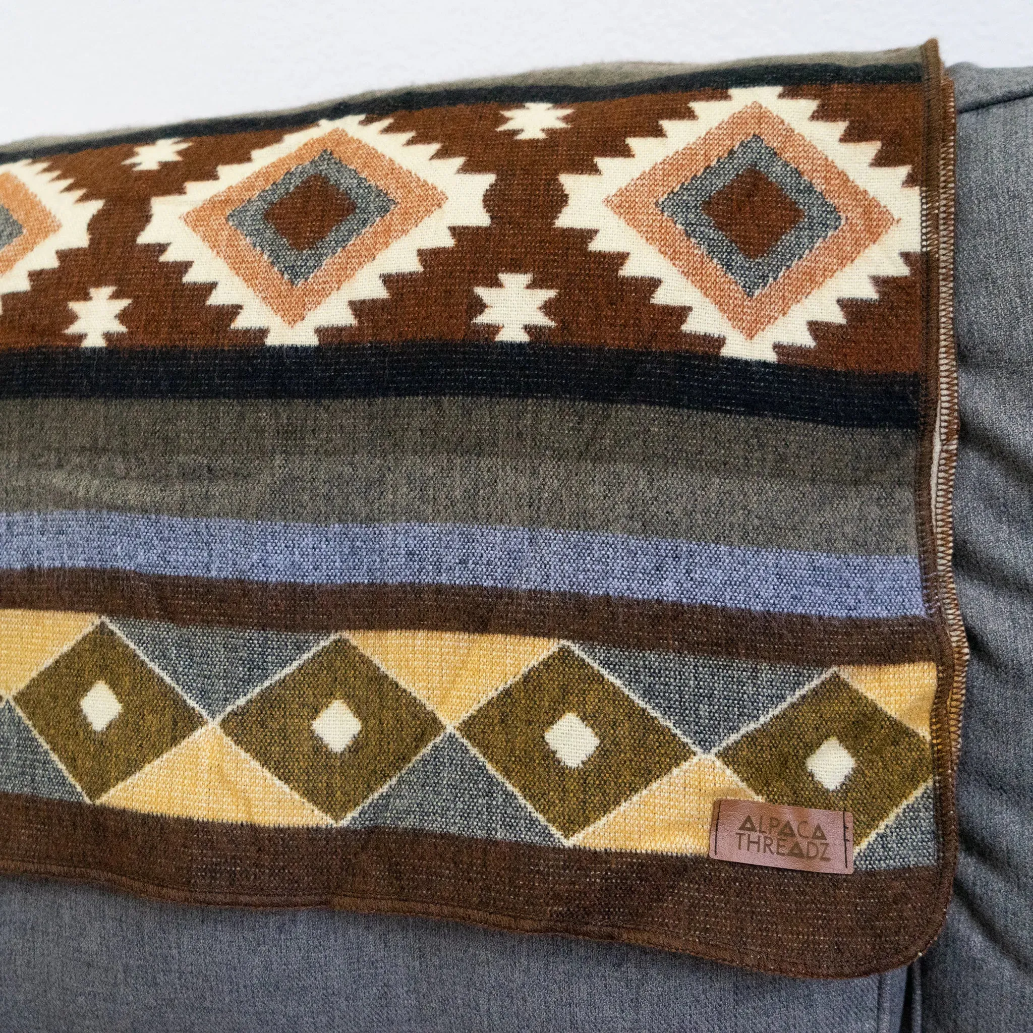 Alpaca Threadz Andean Alpaca Wool Blanket - Mojave (Throw)