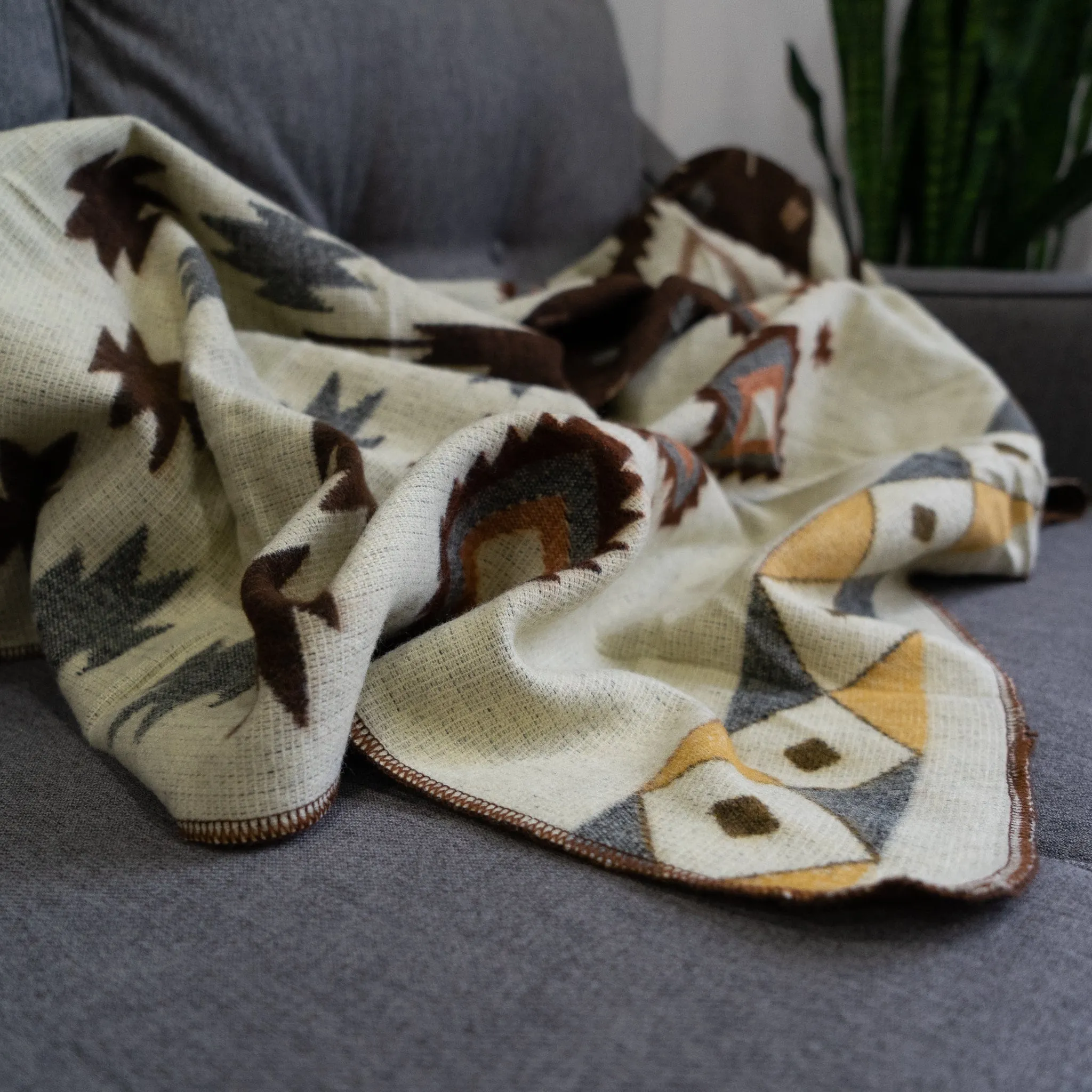 Alpaca Threadz Andean Alpaca Wool Blanket - Mojave (Throw)