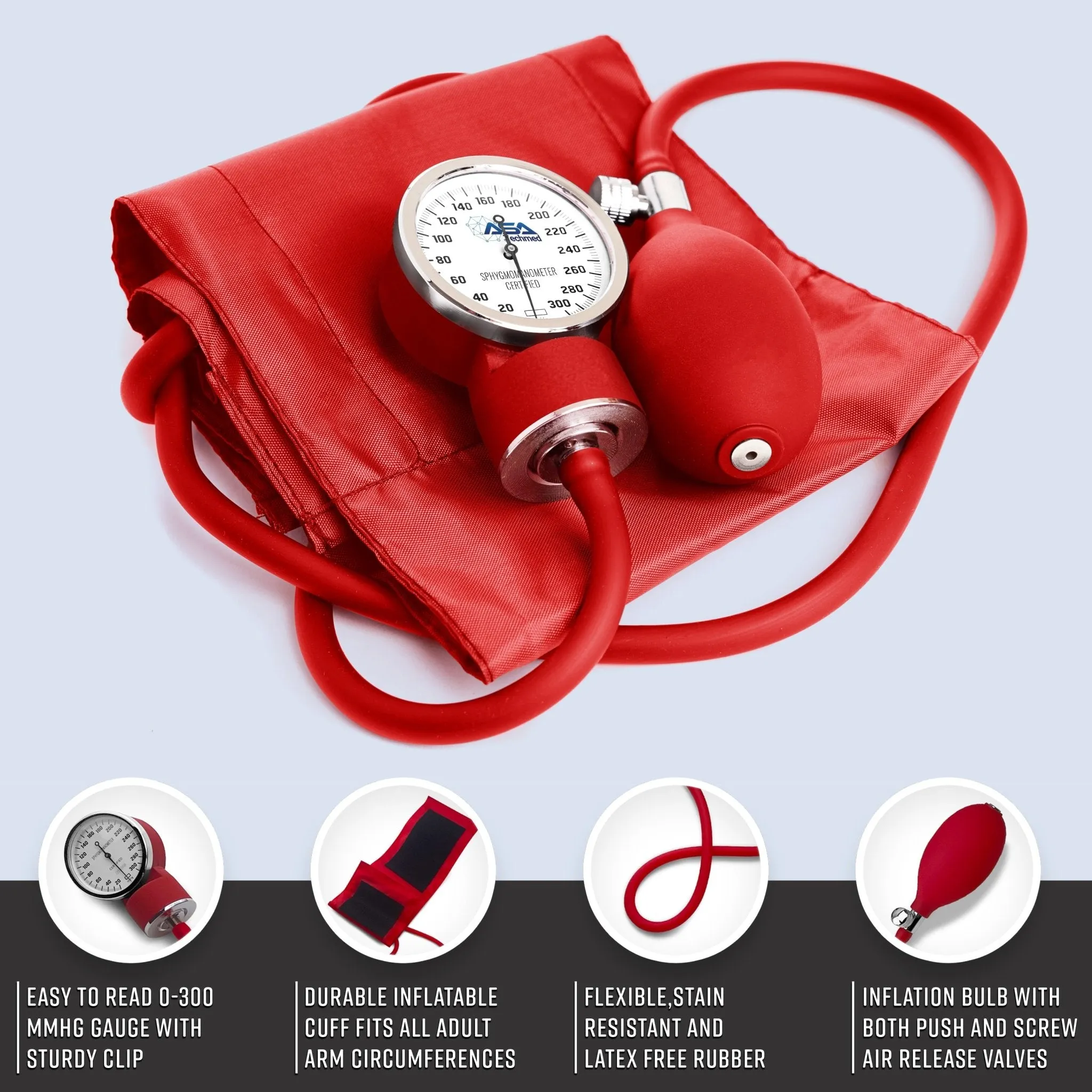 ASA TECHMED Lifeguard EMS Pack - Comprehensive BP Monitoring & First Aid Essentials