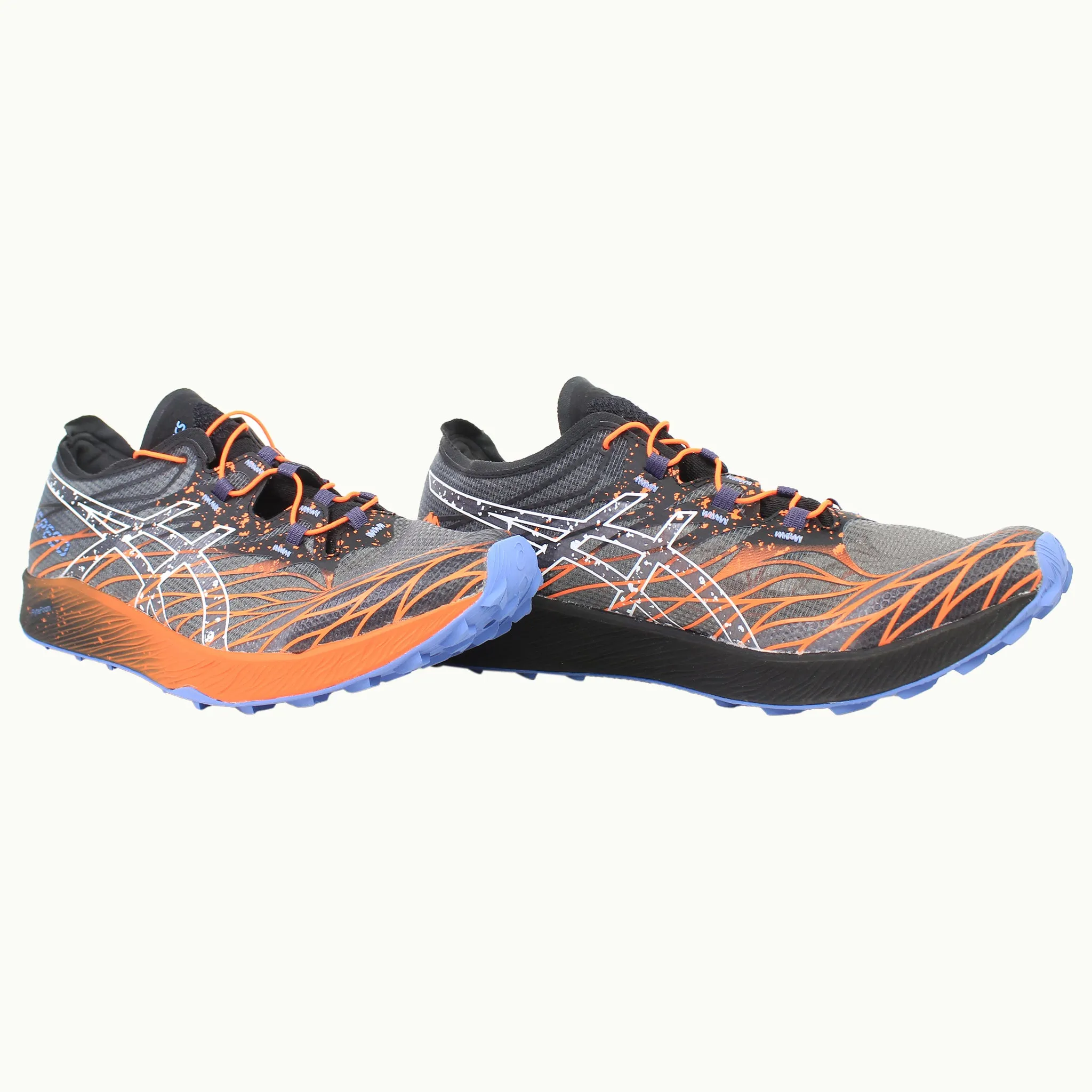 Asics FujiSpeed Mens Black Running Shoes NO BOX
