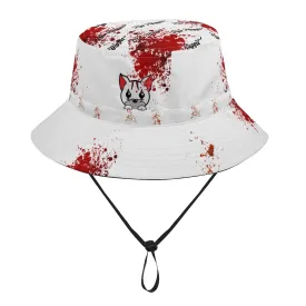 Bloody Nuggieween Bucket Hats with Adjustable String