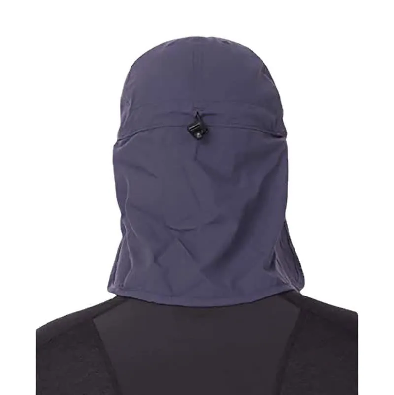 Blue UV Protection Outdoor Sun Hat with Neck Flap - Lightweight and Breathable