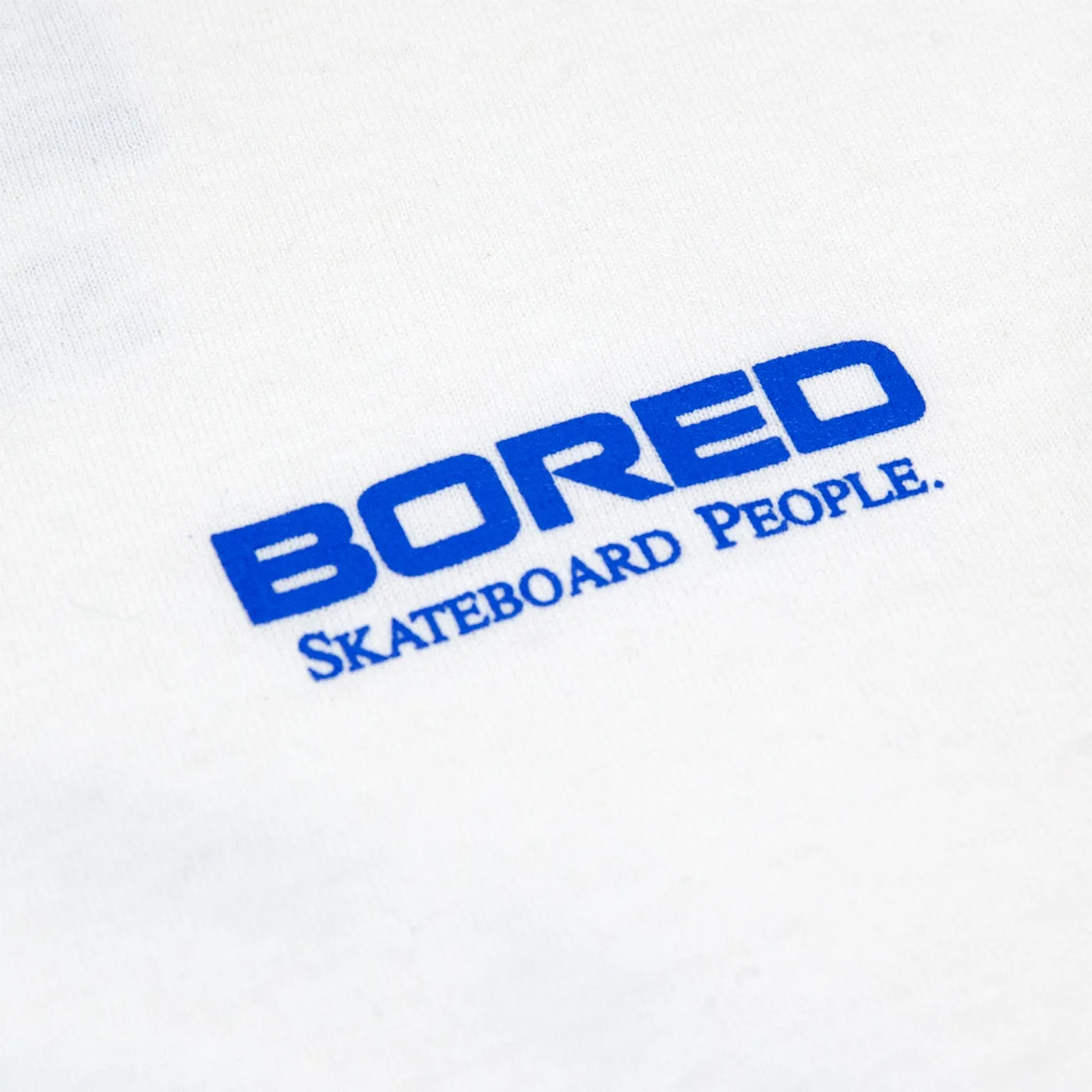 Bored of Southsea Skateboard People L/S T Shirt - White