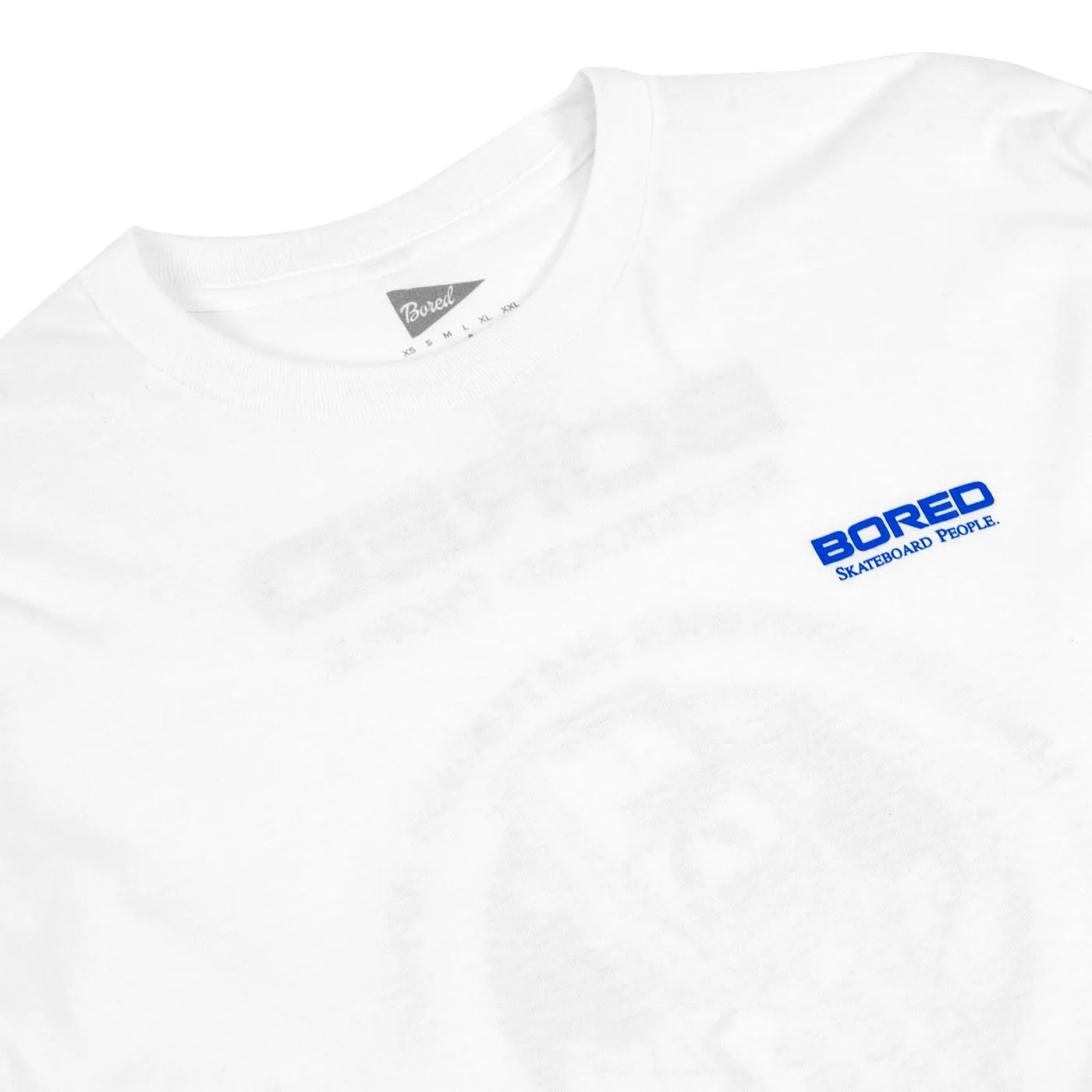 Bored of Southsea Skateboard People L/S T Shirt - White