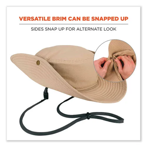 Chill-its 8936 Lightweight Mesh Paneling Ranger Hat, Large/x-large, Khaki, Ships In 1-3 Business Days
