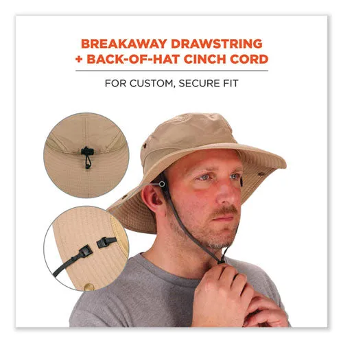 Chill-its 8936 Lightweight Mesh Paneling Ranger Hat, Large/x-large, Khaki, Ships In 1-3 Business Days