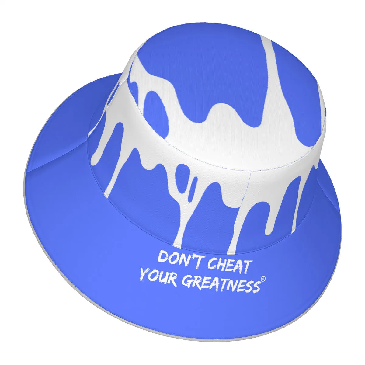 DCYG 24 DRIP  White &  Blue Bucket Hat