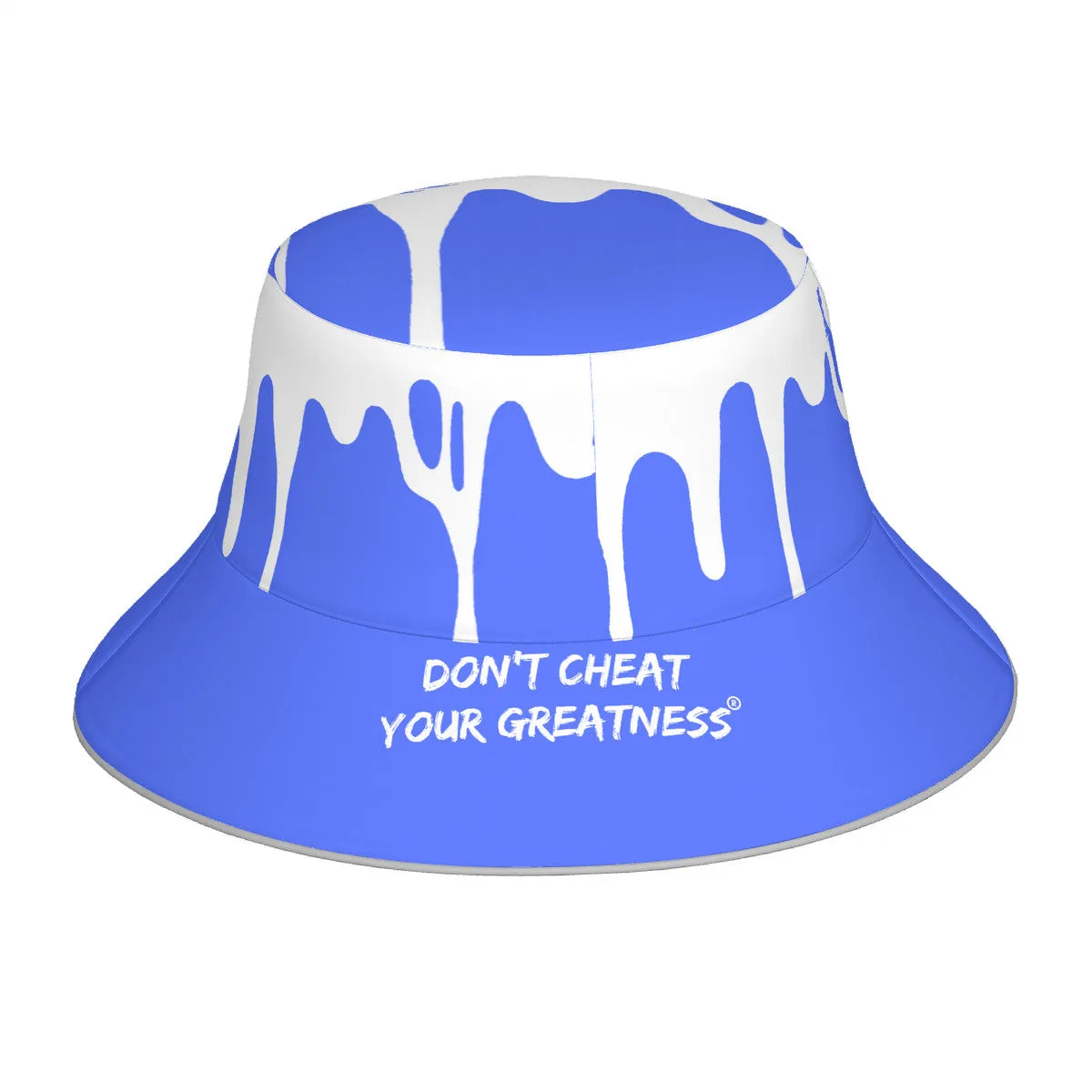 DCYG 24 DRIP  White &  Blue Bucket Hat