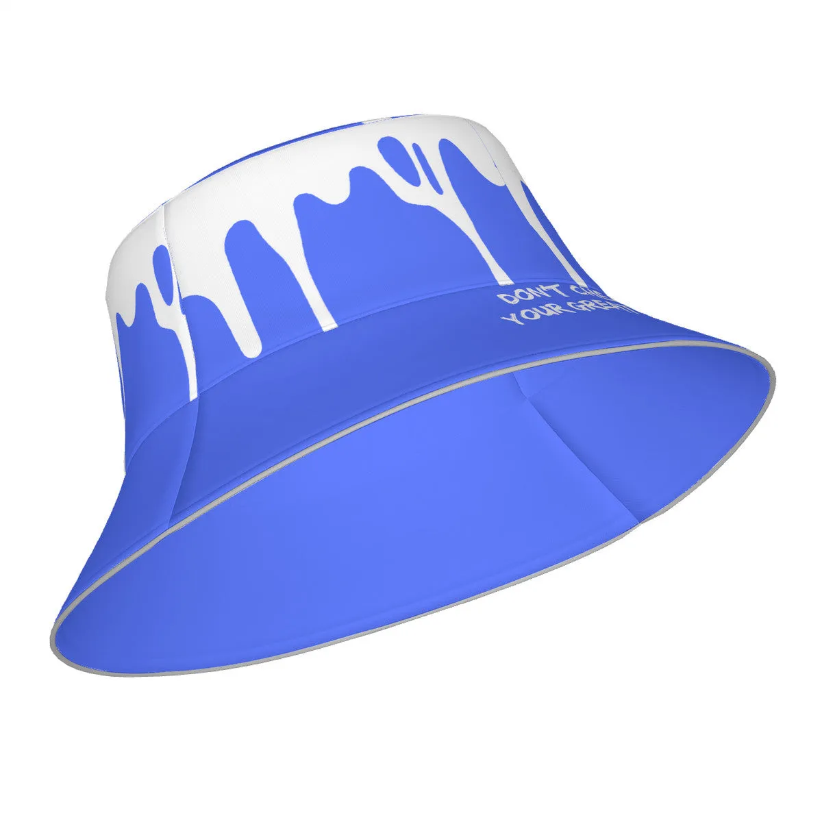 DCYG 24 DRIP  White &  Blue Bucket Hat