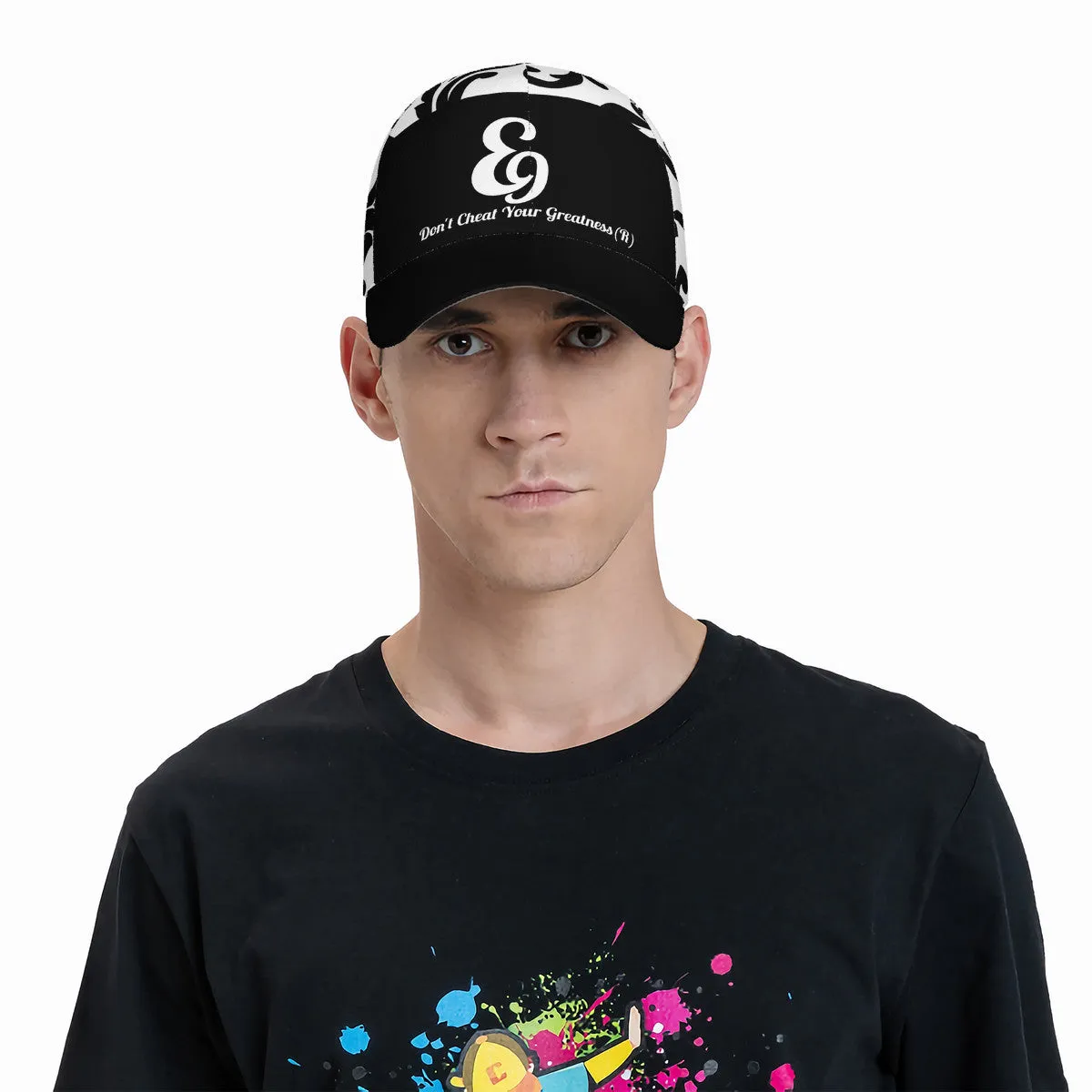 E9 Edition Curved Brim Baseball Cap (AOP)