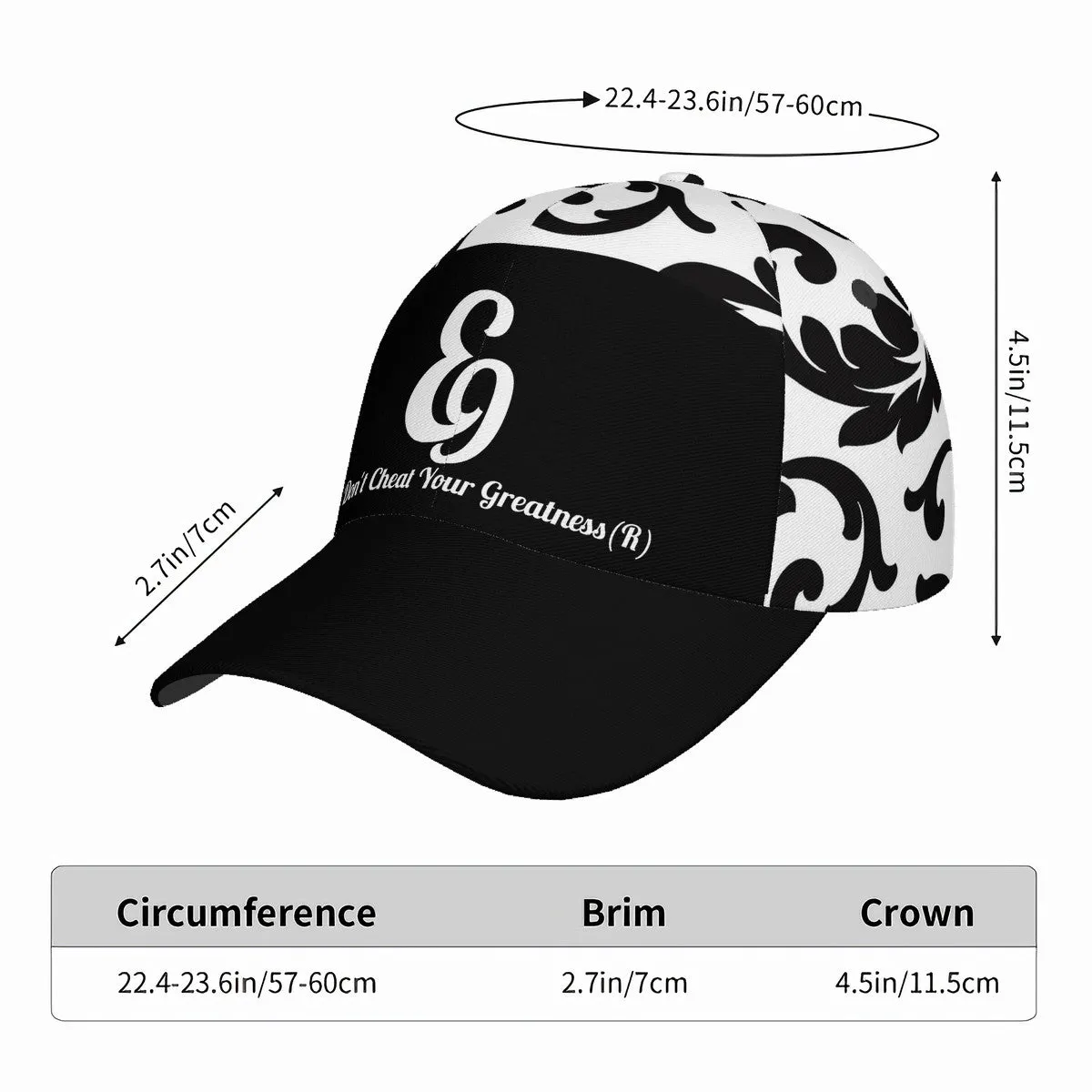 E9 Edition Curved Brim Baseball Cap (AOP)