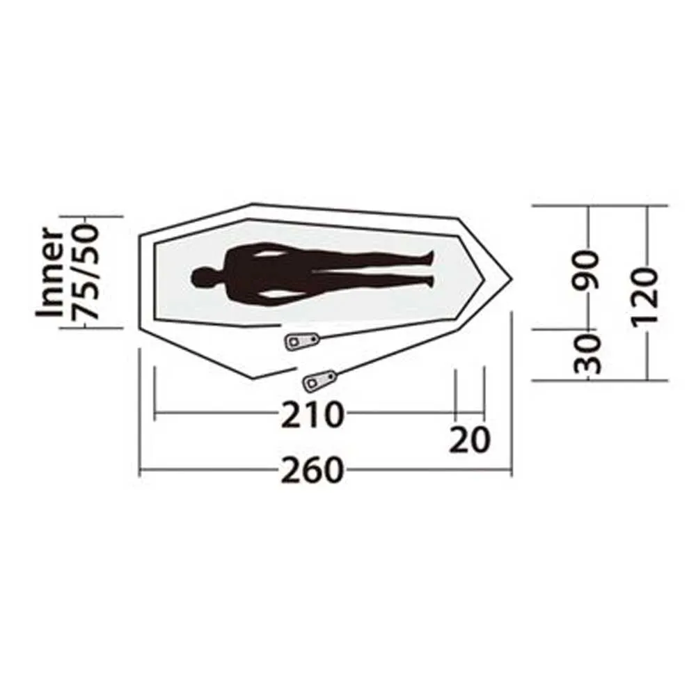 EASY CAMP Tent Geminga 100 Compact