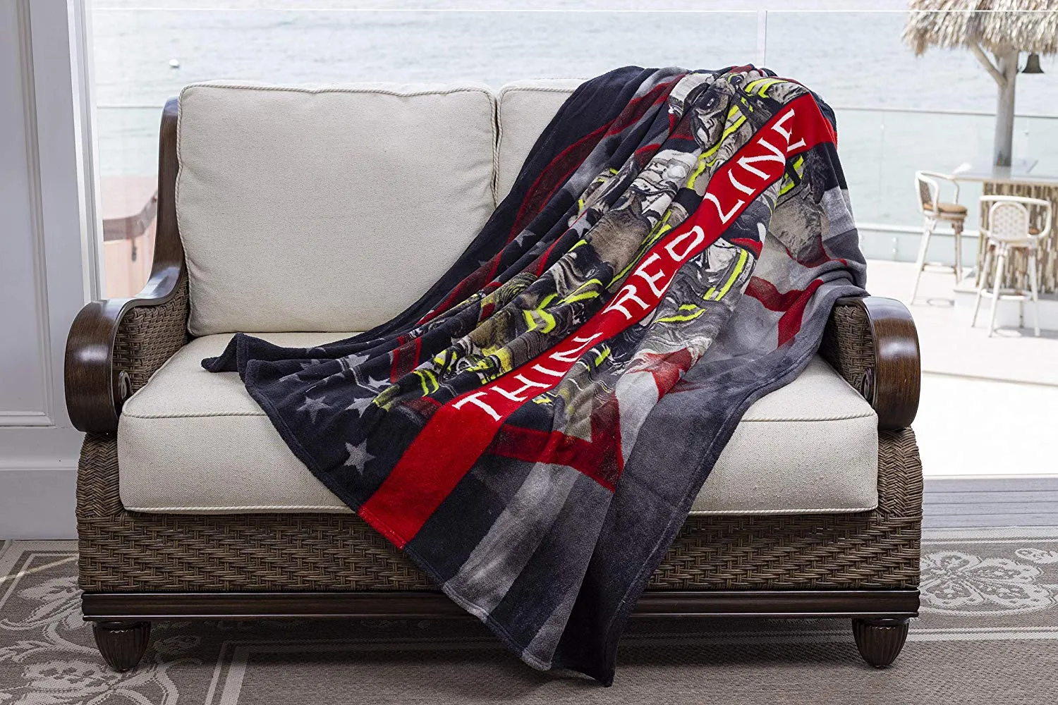 FIREFIGHTER AMERICAN FLAG THIN RED LINE