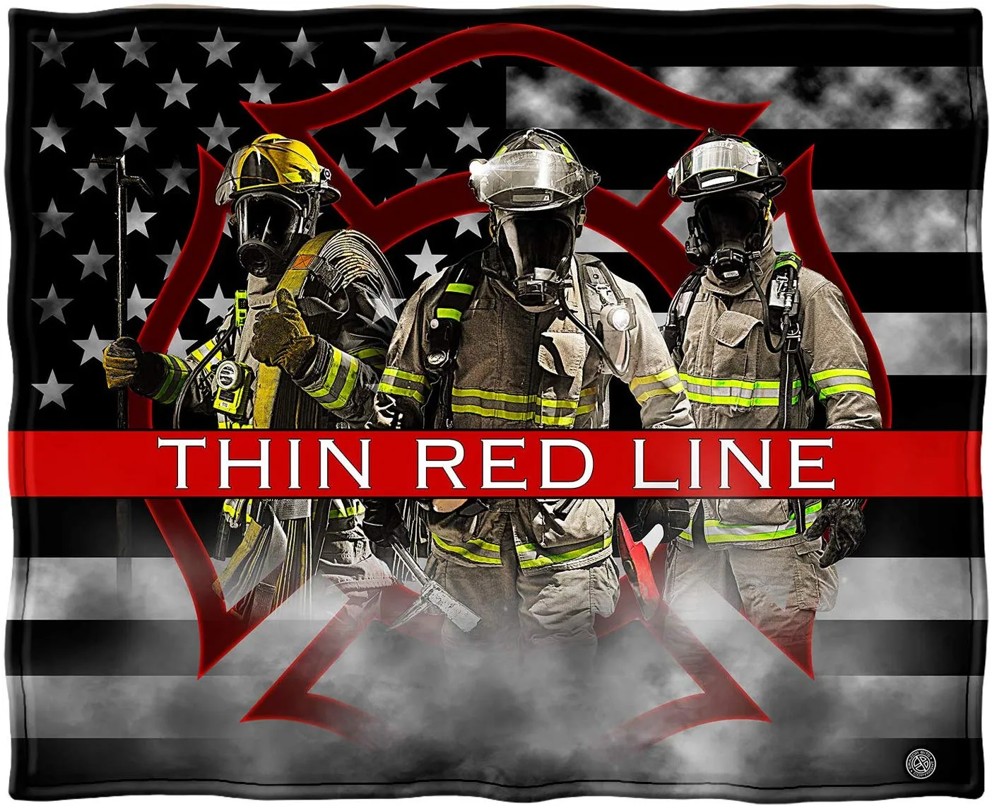 FIREFIGHTER AMERICAN FLAG THIN RED LINE