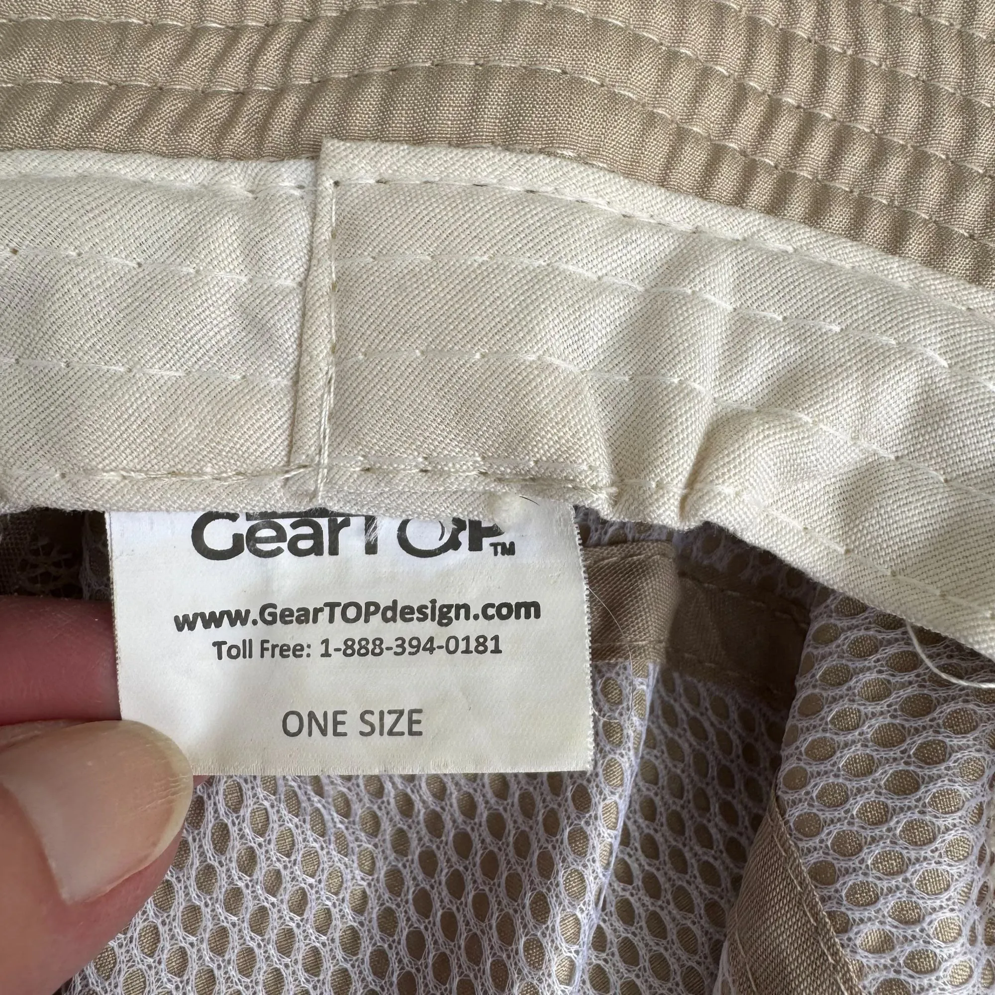 GearTop Unisex Wide Brim Sun Sport Fishing Hat Adjustable Cord Mesh Ventilation