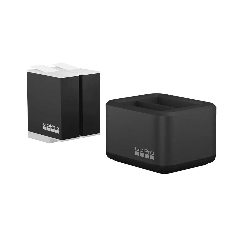 GoPro Dual Battery Charger   2 Enduro Batteries – Enhanced Performance & Cold-Weather Ready