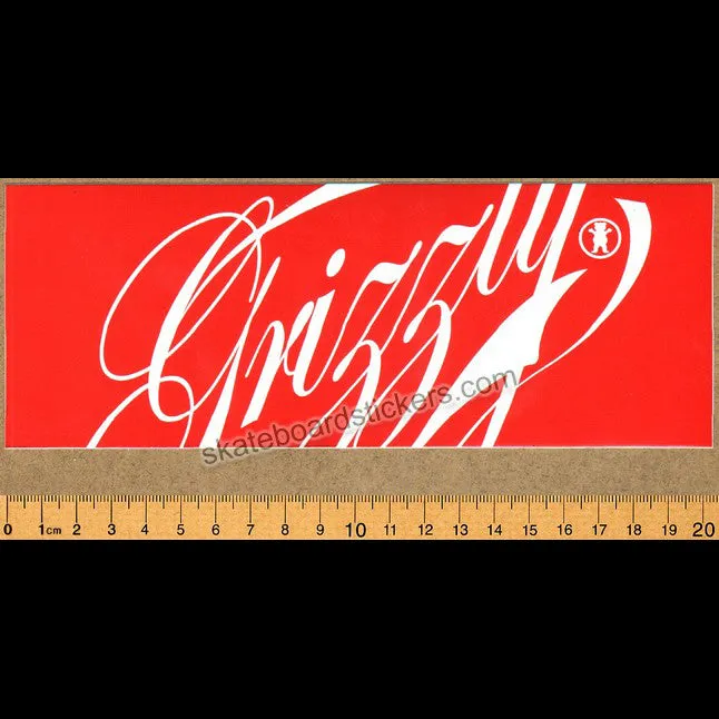 Grizzly Griptape Skateboard Sticker