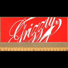 Grizzly Griptape Skateboard Sticker
