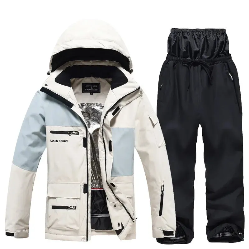 Hotian Women's Snow Jacket & Bib Pants