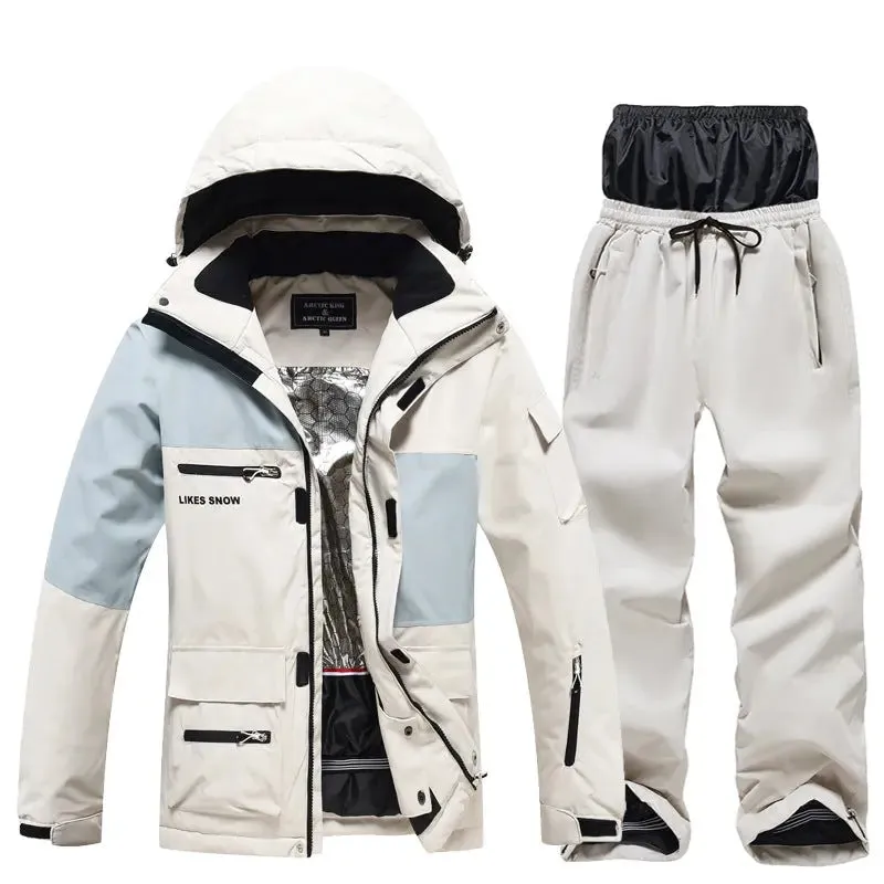Hotian Women's Snow Jacket & Bib Pants