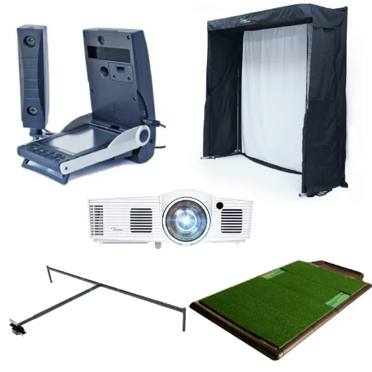 Indoor Golf Simulator Platinum Training Package