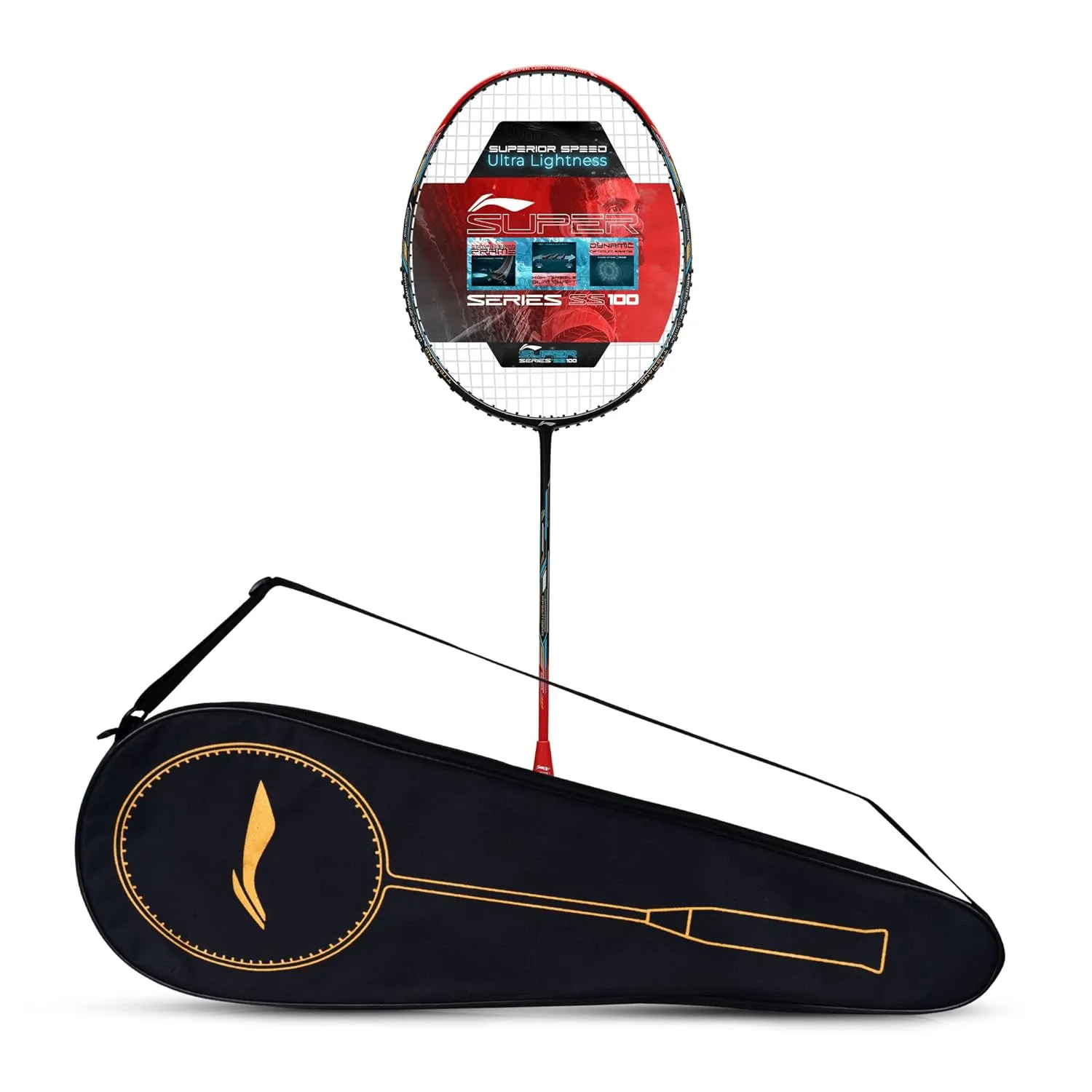 Li-Ning Super Series SS100 Super Light Strung Badminton Racquet