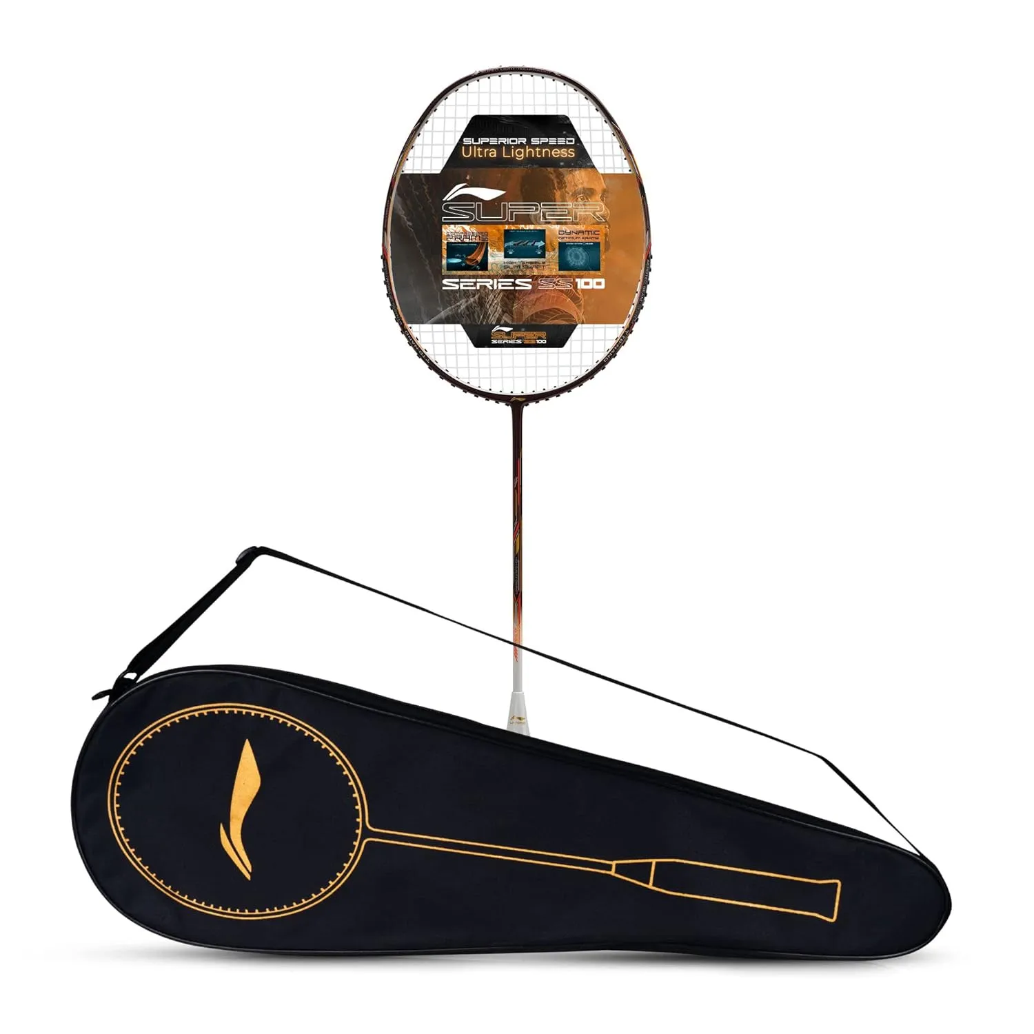 Li-Ning Super Series SS100 Super Light Strung Badminton Racquet