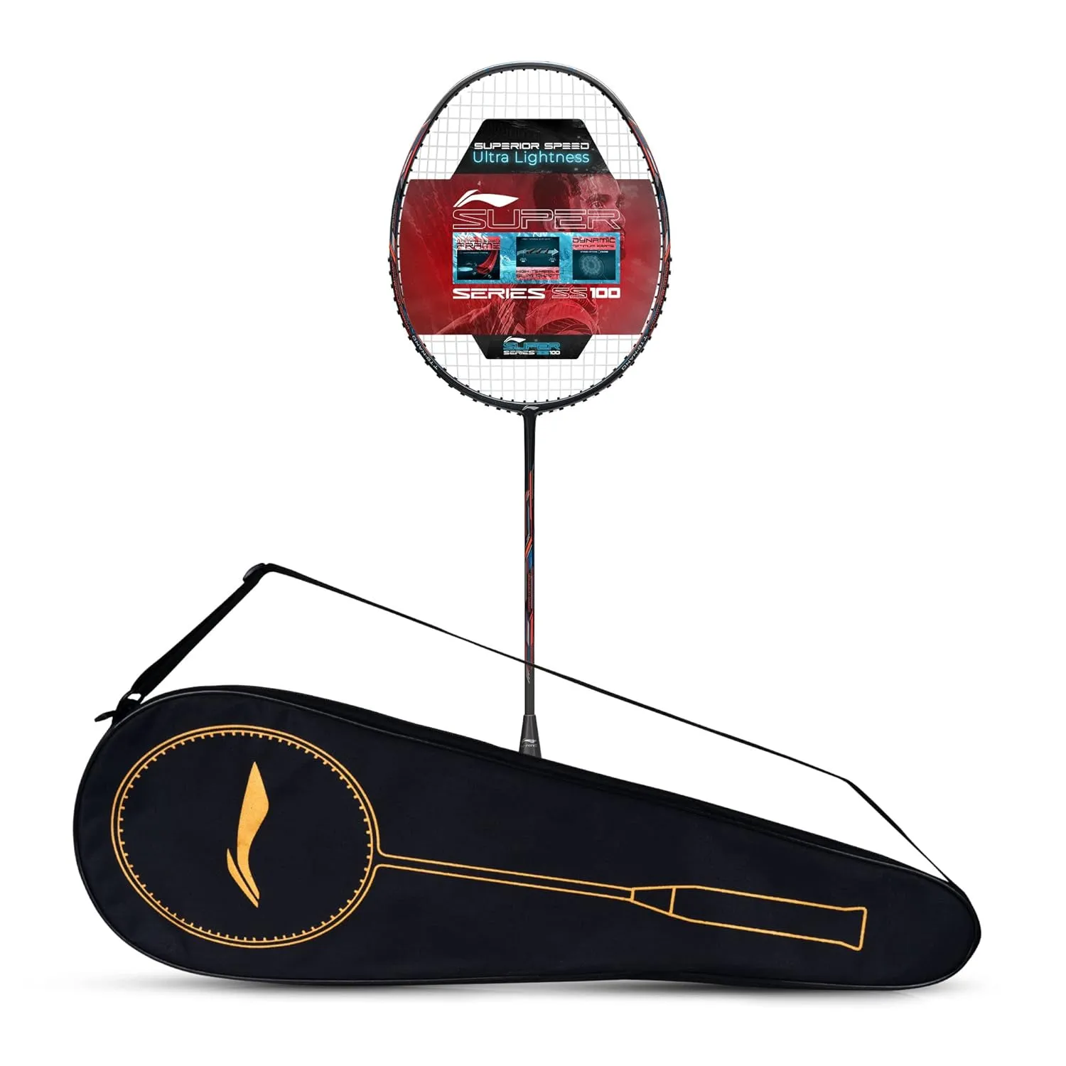 Li-Ning Super Series SS100 Super Light Strung Badminton Racquet