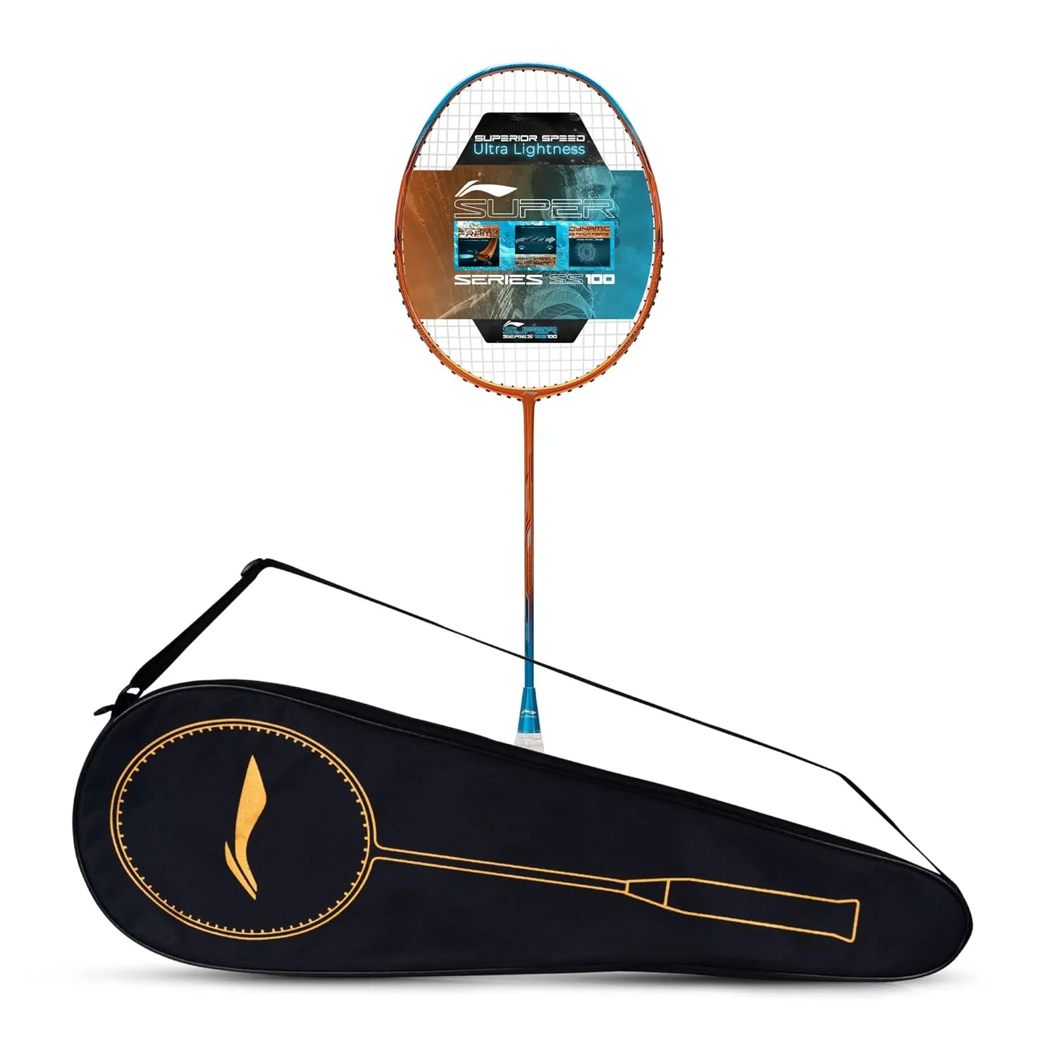 Li-Ning Super Series SS100 Super Light Strung Badminton Racquet