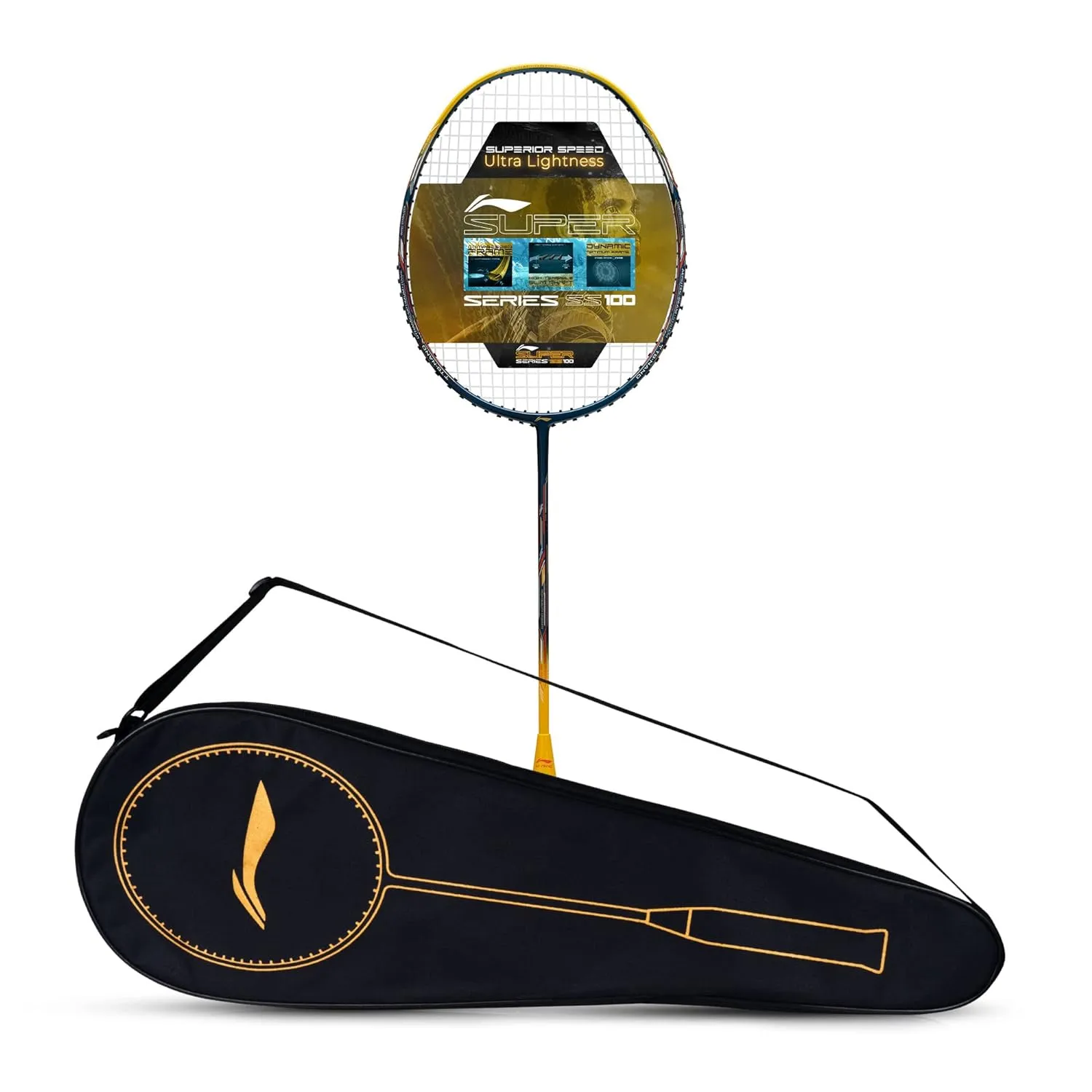Li-Ning Super Series SS100 Super Light Strung Badminton Racquet