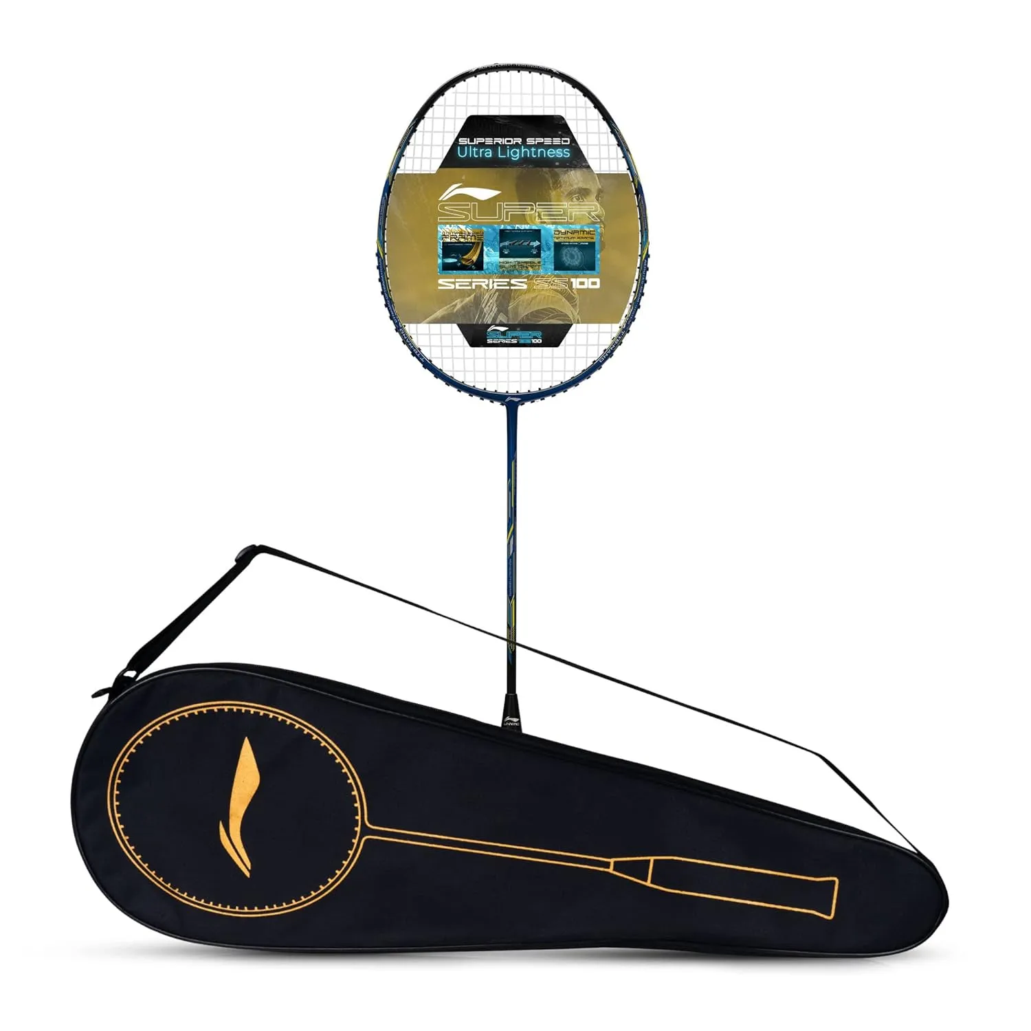 Li-Ning Super Series SS100 Super Light Strung Badminton Racquet