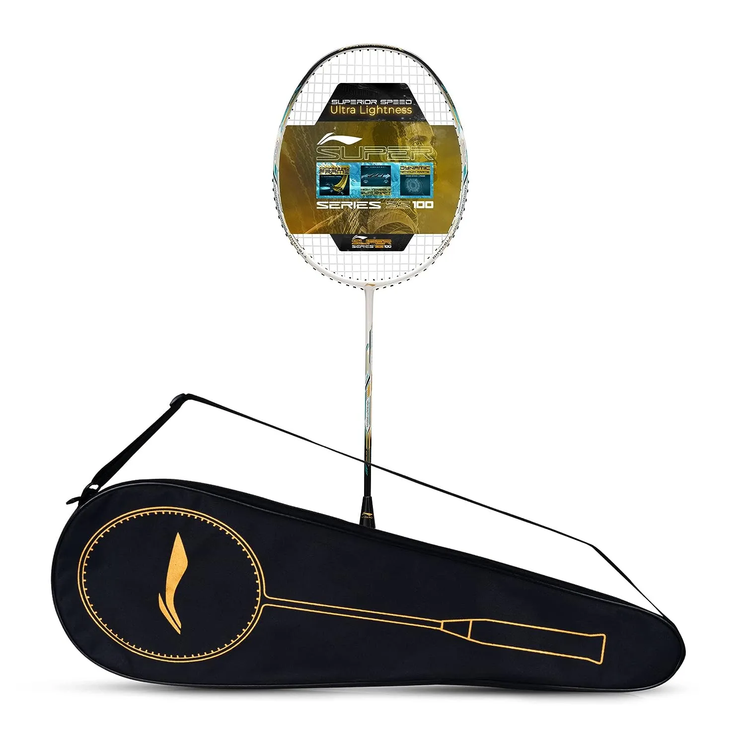 Li-Ning Super Series SS100 Super Light Strung Badminton Racquet