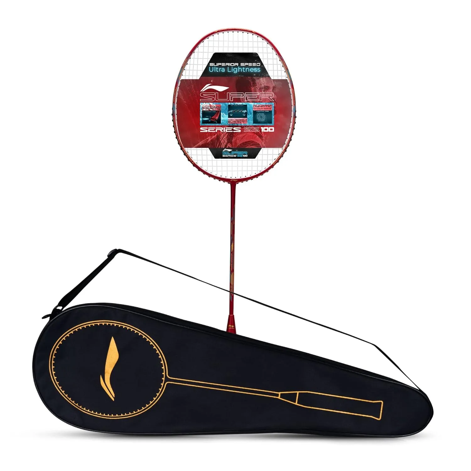 Li-Ning Super Series SS100 Super Light Strung Badminton Racquet