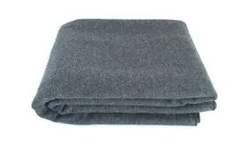 MediTac Grey Warm Wool Fire Retardant Blanket for Emergency, Outdoor and Camping, 62" x 80" (52% Wool) - US Military Style