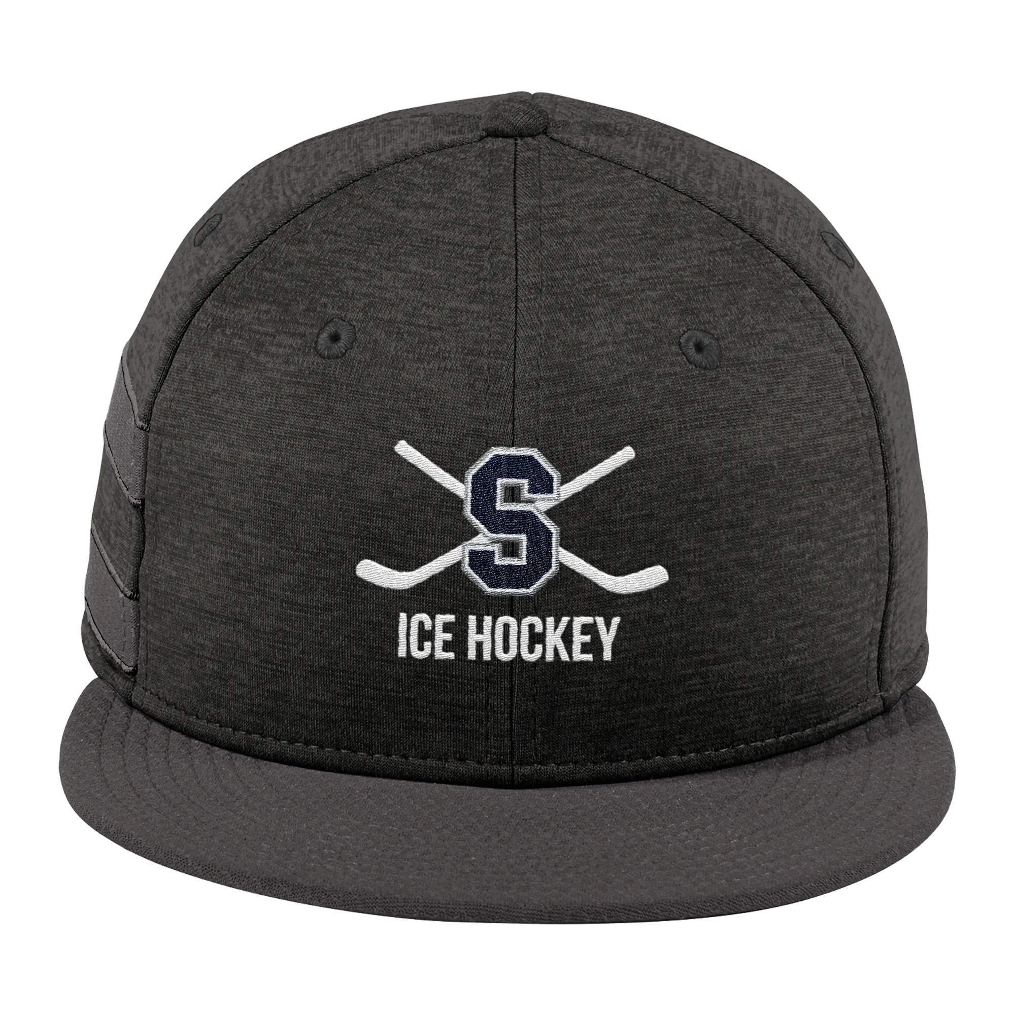 Midd South Hockey New Era Shadow Heather Striped Flat Bill Snapback Cap