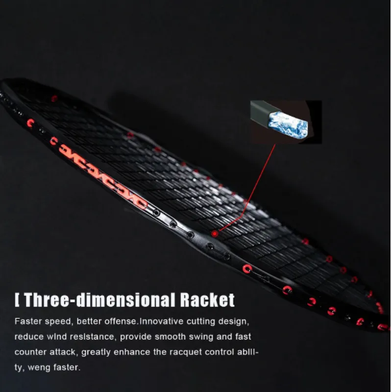 NNEOBA Wave Legal Original  Torsion Frame Badminton Racket