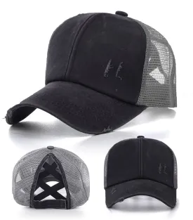 Paziye Criss-Cross Ball Cap