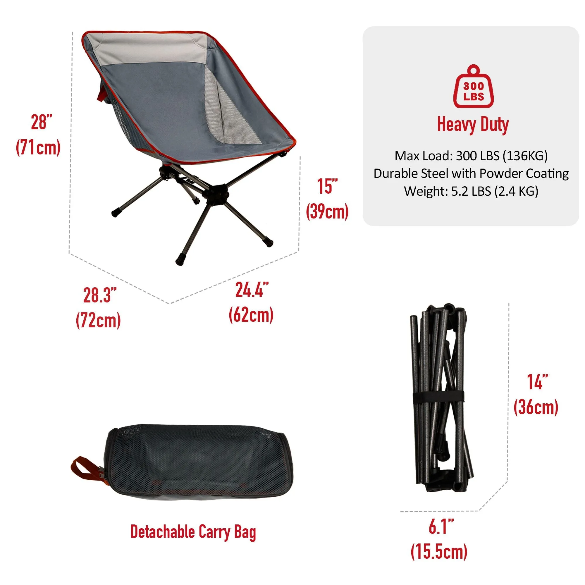Portable Ultralight Folding Camping Chair