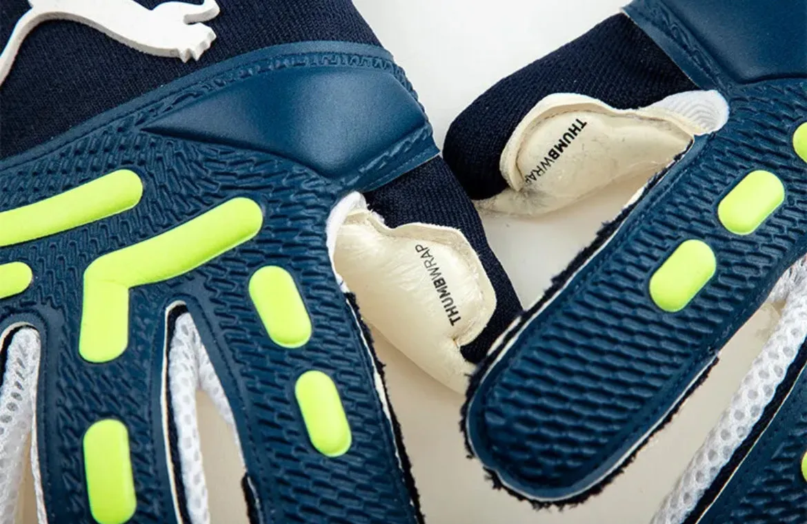 PUMA Future Pro Hybrid Goalkeeper Gloves 041842 05 NAVY/GREEN