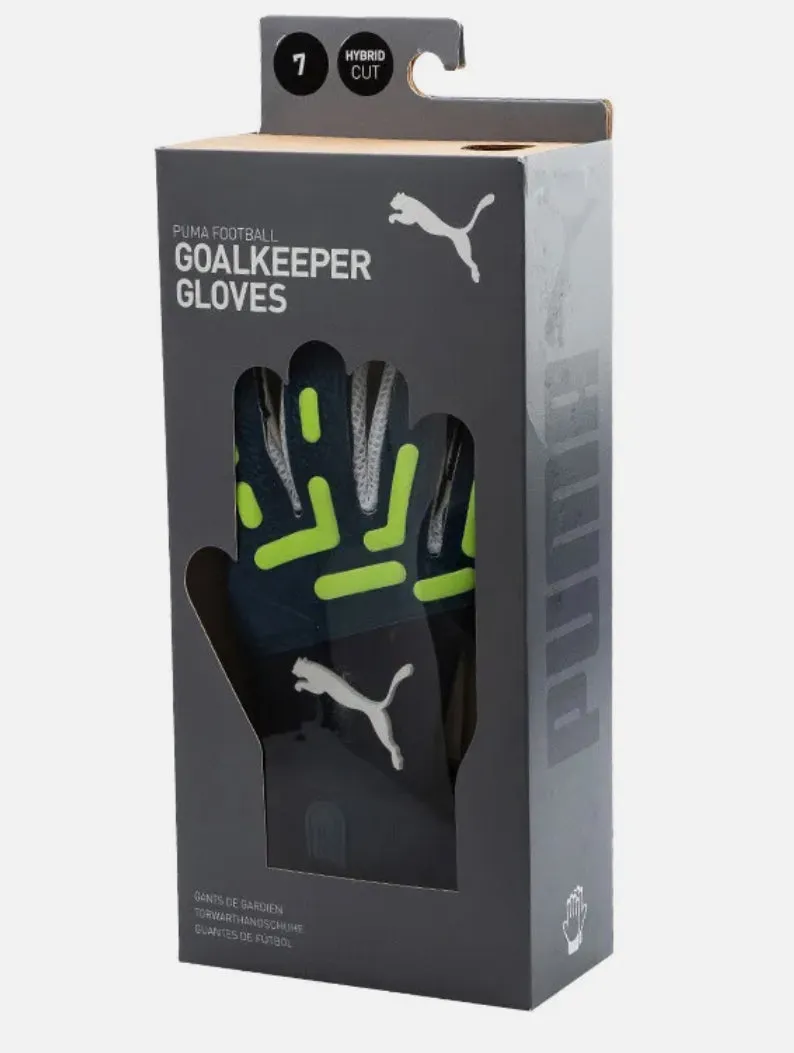 PUMA Future Pro Hybrid Goalkeeper Gloves 041842 05 NAVY/GREEN