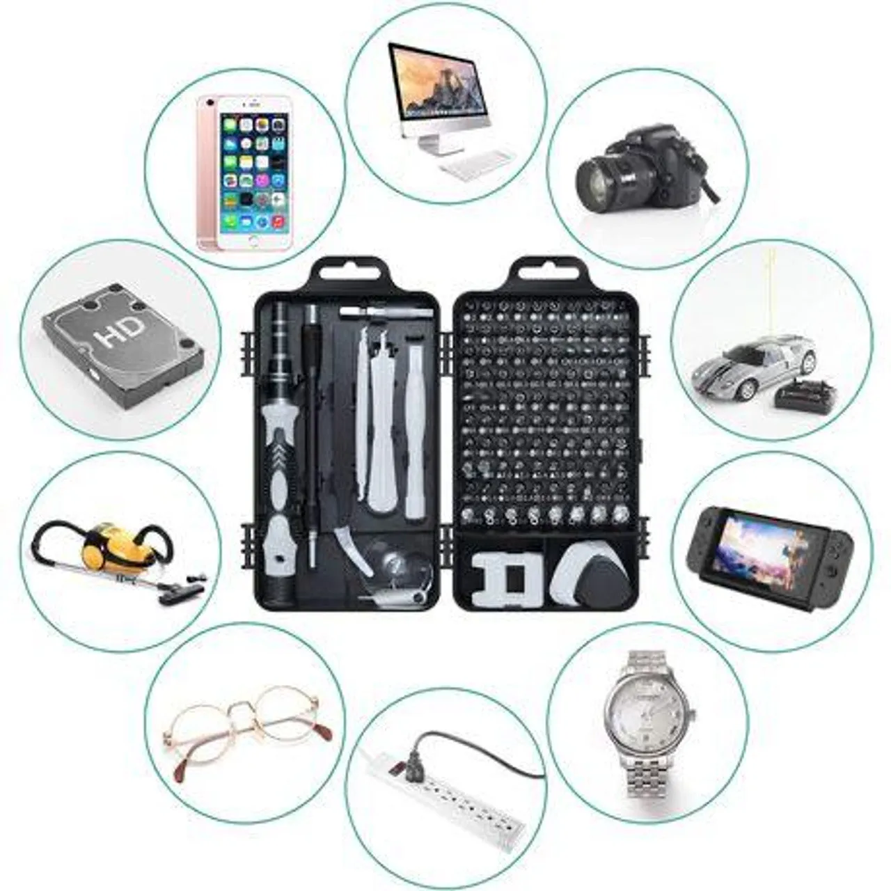 Set Of 115 Multipurpose Tool Kit