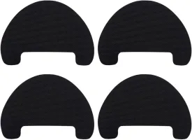 Shoe Hole Toebox Toeburst Blowout Prevention Repair Self Adhesive Patch Insert Crease Protectors Decreaser 2 Pairs (Black)