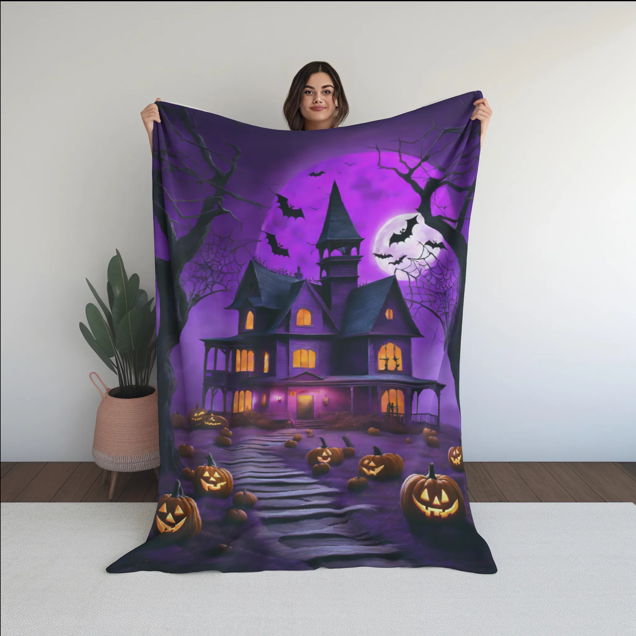 Spooky and Comfy Halloween  Blanket