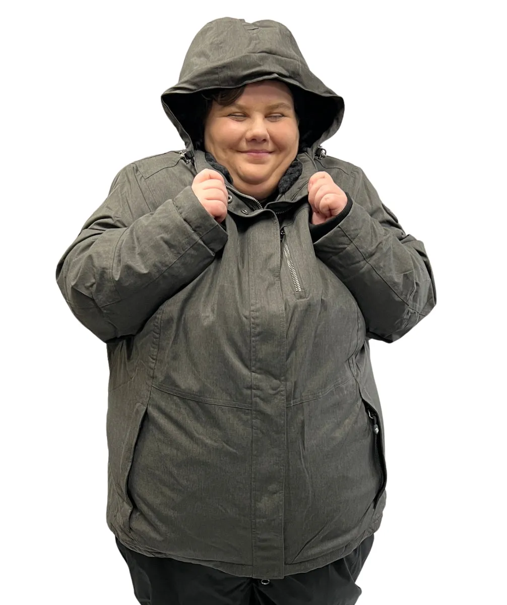 Stoy Abbey Tech Womens Plus Size Snow Jacket Anthracite sizes 24 & 26