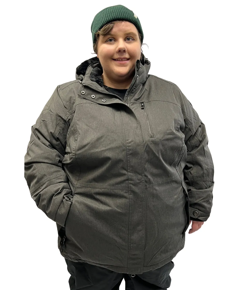 Stoy Abbey Tech Womens Plus Size Snow Jacket Anthracite sizes 24 & 26