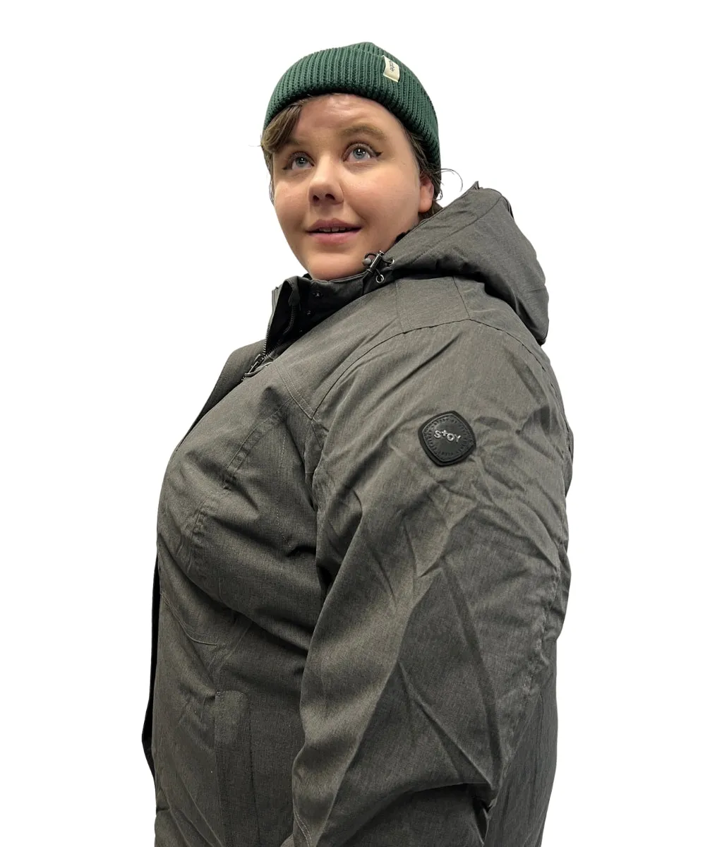 Stoy Abbey Tech Womens Plus Size Snow Jacket Anthracite sizes 24 & 26